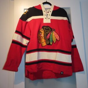 Chicago Blackhawks Lacer Hoodie - never worn, size small